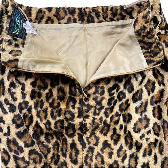 Vintage Istante by Gianni Versace Leopard Print Skirt Size 42 - Picture 9 of 17